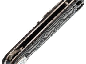 Складной нож Dr.Tech W3897MG, сталь D2, рукоять микарта, Pattern gray