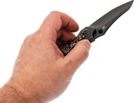 Складной нож Kansept Baba Yaga, сталь CPM 20CV, рукоять титан/карбон