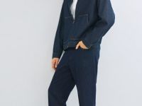 Свободные джинсы Bow, Синий