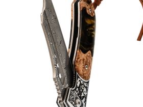 Складной нож Steelclaw Барк, сталь VG10/Damascus