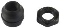 Конус Shimano FH-RM66 левый с гайкой (черный)
