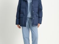 Пуховик со съемным капюшоном