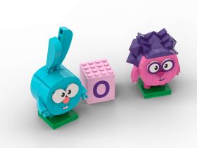 Смешарики AB-1507 Смешарики: Поезд. Учим цифры с Крошем и Ёжиком