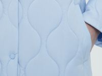 Утепленное пальто А-силуэта с капюшоном