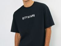 Футболка с принтом, Черный