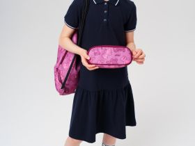 Пенал текстильный для девочек