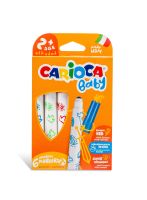 Набор фломастеров Carioca "Baby" 6 цв, утолщенные, смываемые