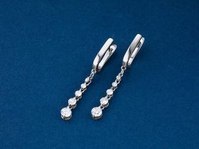 Серьги из белого золота э4712сг09140700
