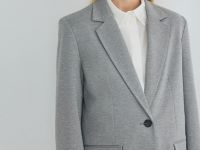 Однобортный пиджак, Серый