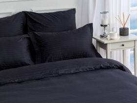 Постельное белье Black страйп-сатин II