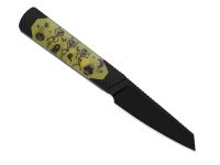 Нож с фиксированным клинком Kizer Hallow, сталь CPM 10V, рукоять GID G10/Aluminum