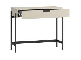 Консоль Лигес 93x40 Светло-бежевый/Черный