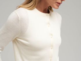 Кардиган прямого кроя с шерстью