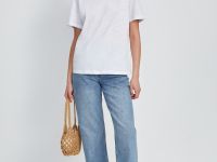 Футболка из хлопка свободного силуэта