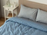 Постельное белье Gustavo, голубое