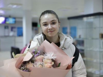 Фотофакт: Камила Валиева приехала в Якутск