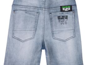 Шорты текстильные джинсовые для мальчиков