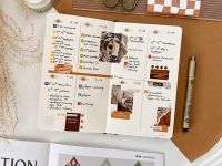 Еженедельник Aesthetic "Success" В6+, Вишнёвый