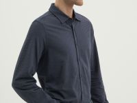 Рубашка из хлопка свободного силуэта