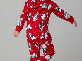 Пижама-комбинезон детская трикотажная для девочек