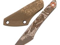 Нож киридаши Koi Dragon, сталь AUS-8