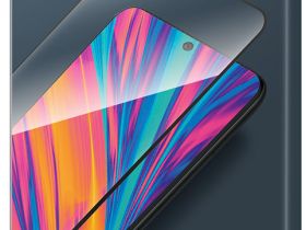 Защитное стекло BoraSCO для Samsung Galaxy A15 с чёрной рамкой