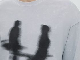 Футболка из хлопка с принтом