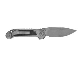 Автоматический нож Microtech LUDT Gen III 1135-10APWME, сталь M390MK, рукоять алюминий, серый