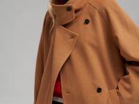 Пальто из шерсти и шелка