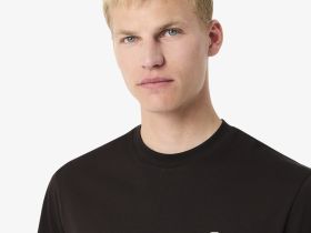 Мужская хлопковая футболка Lacoste с коротким рукавом