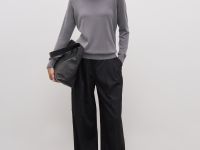 Шерстяной джемпер с округлой горловиной