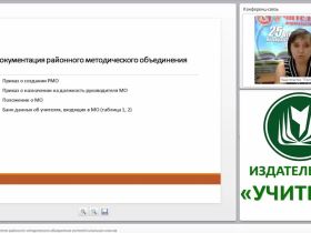 Рабочая папка руководителя районного методического объединения учителей начальных классов