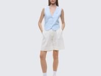 Женская облегающая блузка-жилетка Lacoste