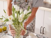 Тарелка Белое тиснение/Emboss White I