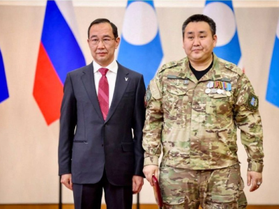 Медалью «За заслуги перед Отечеством» II степени наградили инструктора центра «Воин» в Якутске