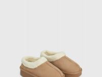 Угги с мехом, Бежевый