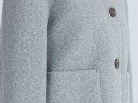 Куртка из пальтовой ткани, Серый