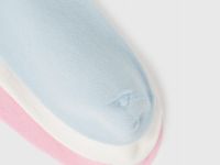 Носки с вышивкой для девочек, 3 пары, Розовый