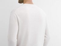 Базовый вязаный джемпер, Белый
