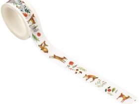 Клейкая лента декоративная MESHU "Cute deer", 1,5 см*3м