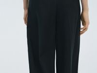 Широкие брюки со стрелками, Черный