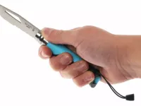 Складной Нож Opinel №8 VRI OUTDOOR, сталь Sandvik 12C27, рукоять пластик, синий