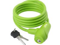 Велозамок M-wave ACME, комплект ключей, трос 8x1500 мм (оранжевый)