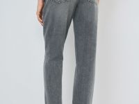 Джинсы Mom с высокой посадкой, Серый