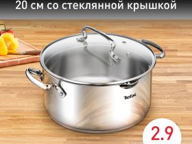 Кастрюля с крышкой Tefal Duetto+ 2.9 л 20 см G7194455