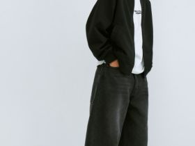 Бомбер для мальчиков, Черный