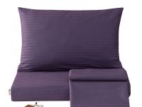 Комплект постельного белья Страйп Сатин Однотонный CT032 VIVA - HOME TEXTILE. Универмаг V4