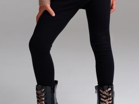 Брюки трикотажные для девочек (легинсы укороченные), 2 пары в комплекте