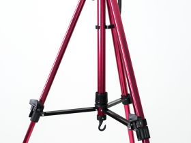 Мольберт "Тренога" алюминиевый Малевичъ МЛ-04 розовый