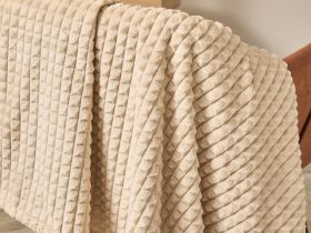 Плед Meo, экрю